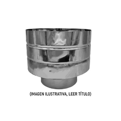 Sombrerete 5" Acero Inox. 430