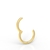 Argola Segmento 8mm Ouro Europeu 10k na internet