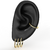 Argola Cravejada 12,5mm Ouro Europeu 10k na internet