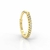 Argola Cravejada 12,5mm Ouro Europeu 10k - comprar online
