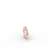 Argola Segmento Cravejado Diamond 4mm - Jobel Joias