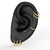 Argola Segmento 9,5mm Ouro Europeu 10k - Jobel Joias