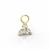 Charm Trinity (m) Ouro Europeu 10k - comprar online