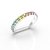 Argola Rainbow Pino Reto 11mm na internet