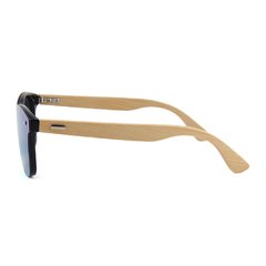 Lentes de Sol Quetzal Azul Hielo Espejados & Patillas de Bambú - UV400 Unisex - tienda en línea
