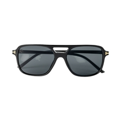 Lentes de Sol Aureo Negro Modernos Versátiles - UV400 Unisex