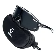 Lentes de Sol CYCLONE Negro Deportivos Polarizados & UV400 Unisex