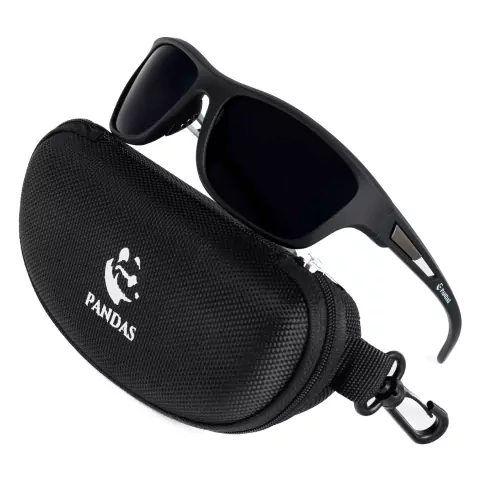 Lentes de Sol BATTLE Negro Deportivos Polarizados & UV400 Unisex