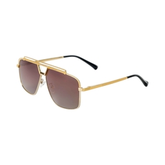 Lentes de Sol Helios Café Modernos Polarizados - UV400 Caballero - PANDAS® Lentes de Sol para Mujer y Hombre Polarizados de Madera y Bambú