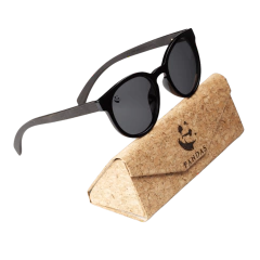 Lentes de Sol Lémur Negro Oscuros & Patillas de Madera - Polarizados UV400 Dama - comprar en línea