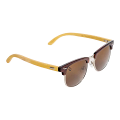 Lentes de Sol Tigris Café Oscuros & Patillas de Bambú - UV400 Unisex - comprar en línea