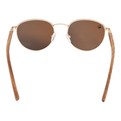 Lentes de Sol Grulla Café Oscuros & Patillas de Madera - Polarizados UV400 Unisex - comprar en línea