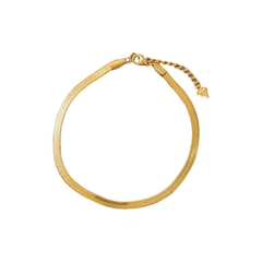 Pulsera de Malla de Acero Inoxidable Chapado en Oro de 18K para Dama - comprar en línea