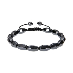 Pulsera de Cuentas de Imán Negro para Caballero - comprar en línea
