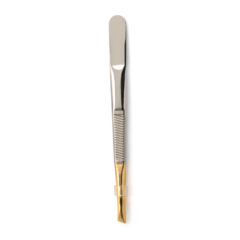 Pinza 1/2 Cuchilla Dorada 8,5cm. - Punta Sesgada - tienda online