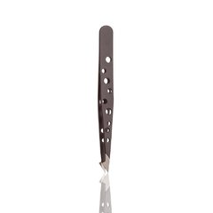 Pinza terminación satinada - Diseño "Holes" 9,6cm.