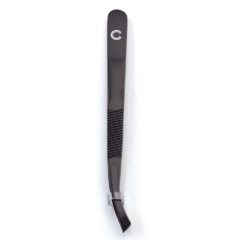 Pinza Negra Elector 8,5 cm. - Punta Curva Sesgada