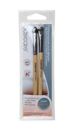 Set 2 brochas para sombra de ojos mango de madera - comprar online