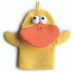 Manopla para baño niño (patito)