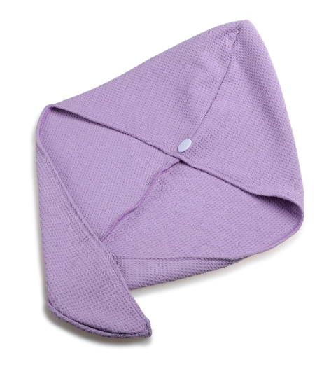 Turbante de microfibra lila