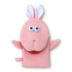 Manopla de baño para niños (conejo)