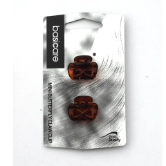 Mini broche para pelo flor - marrón - comprar online