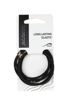 Elásticos cabello diseño a rayas - negro (5) - comprar online