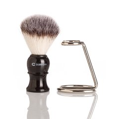 Brocha de afeitar con soporte de metal