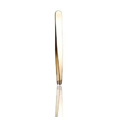 SIGNATURE: Pinza de depilar dorada punta curva y estuche