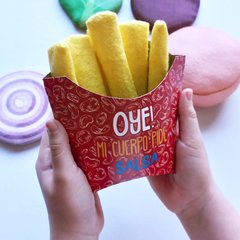 Combo hamburguesa + papas fritas - comprar online