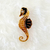 Enfeite Passador Cavalo Marinho com strass EZ 6229 (Kit 5 Unid) - comprar online