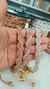 Tira de Camurça Trançada Chatons ZigZag 11mm com Strass