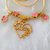 Pingente Flor com Strass EZ 9214 (Kit 5 unid) - comprar online