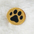 Pingente pet medalha pata de cachorro EZ 9411 (Kit 5 Unid)