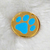 Pingente pet medalha pata de cachorro EZ 9411 (Kit 5 Unid) - loja online