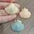 Pingente de concha EZ 8059 (KIT 5 Unid) - loja online