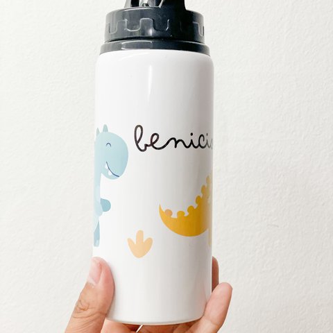 Botella con sorbete - Dinos