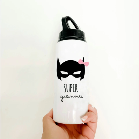 Botella con sorbete - Superheroes
