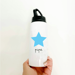 Botella con sorbete- Estrellas en internet