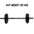 Kit Body Pump 10 Kg Pvc Negro Discos Con Agarres + Barra 1,20 + Topes
