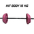 Kit Body Pump 15kg Pvc Rosa - Discos con Agarre + Barra 1,20cm + Topes