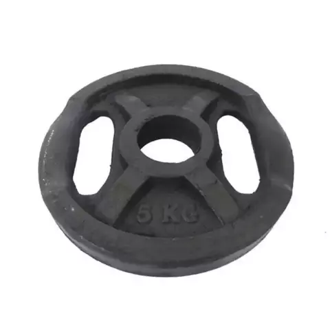 Disco 5 Kg Olimpico De Fundicion Hierro 50 Mm