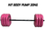 Kit Body Pump 30kg Pvc Rosa - Discos con Agarre + Barra 1,20cm + Topes