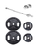 Kit Fundicion Barra Maciza Cromada 1,50 + 30Kg Discos Fundicion - comprar online