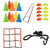 KIT Preparacion FIsica N1 Cinturon Sobreesfuerzo+Escalera 10Flejes+Cuadrilatero+10 Conos Tortugas - comprar online