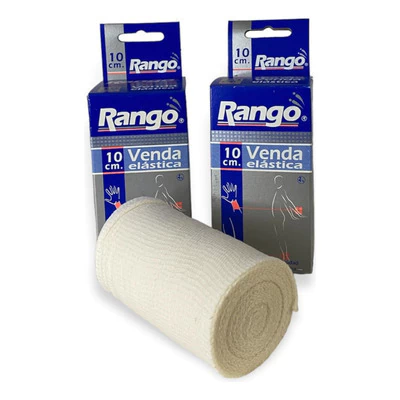 Par de Vendas Elasticas 10cm Blanca Rango