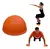 Mini Bosu Media Esfera Inflable Liso Equilibrio Propiocepción - comprar online