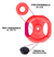 Kit Body Pump 10 Kg PVC Rojo Discos Con Agarres + Barra 1,20 + Topes - comprar online
