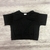Top Shirt Lycra Negro - CorpoFit en internet