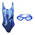 Kit Malla Enteriza Ocean + Antiparra Isus Hydro